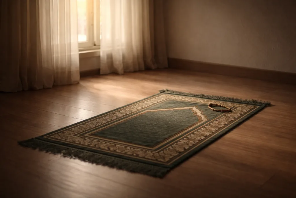 spiritual fatigue morning reflection prayer mat